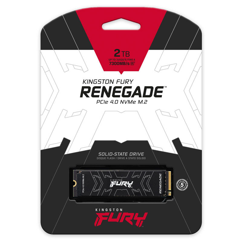 kingston Fury Renegade NVMe SSD PCIe 4.0 M.2 Type 2280 - 2TB