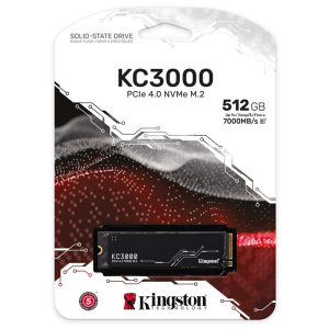 Kingston KC3000 NVMe, PCIe 4.0 M.2 Typ 2280 - 512 GB
