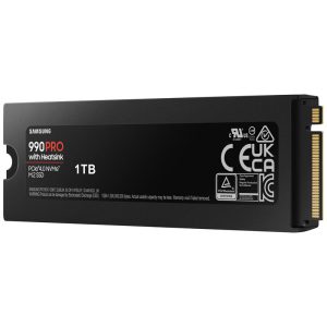 SAMSUNG 990 PRO Series NVMe SSD, PCIe 4.0 M.2 Type 2280, with heatsink - 1TB