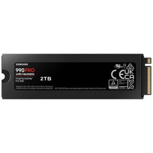 SAMSUNG 990 PRO Series NVMe SSD, PCIe 4.0 M.2 Type 2280, with heatsink - 2TB