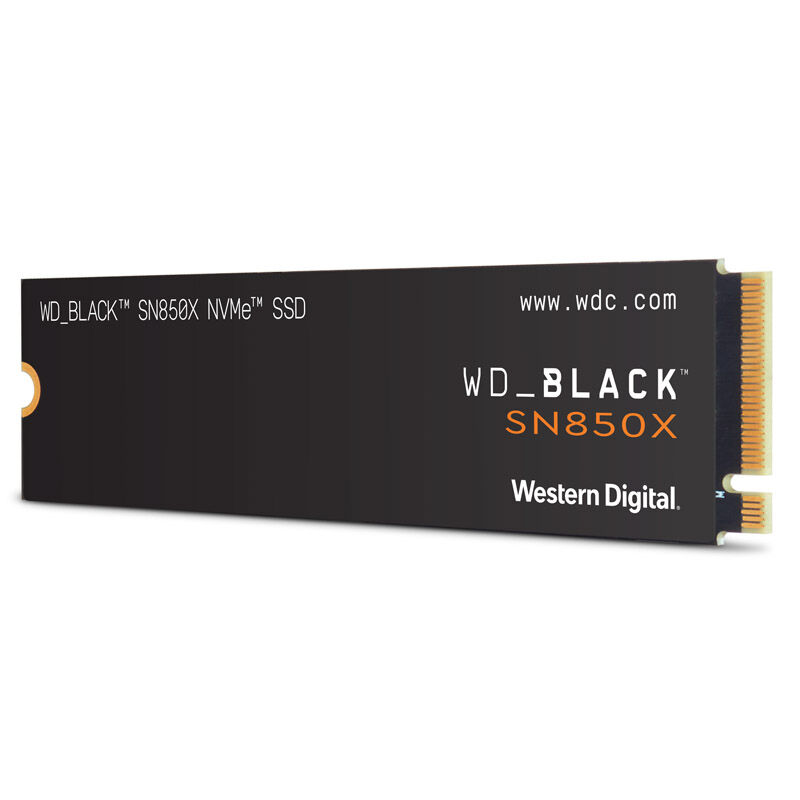 Western Digital Black SN850X NVMe M.2 SSD, PCIe 4.0 M.2 Type 2280 - 4TB