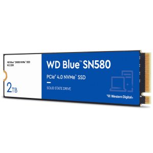 Western Digital Black SN580 NVMe M.2 SSD, PCIe 4.0 M.2 Type 2280 - 2TB GB
