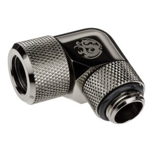 BitsPower Advanced multi-link adapter connection 90 degrees G1/4 inch AG to 12mm OD hard tube - rotatable, : image 2