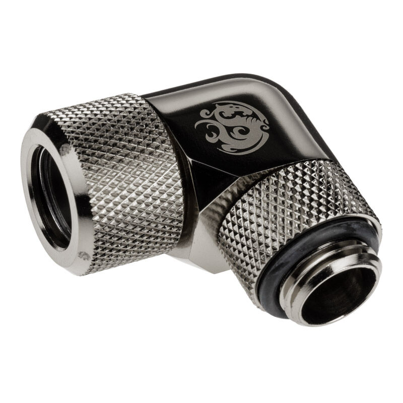 BitsPower Advanced multi-link adapter connection 90 degrees G1/4 inch AG to 12mm OD hard tube - rotatable, : image 2