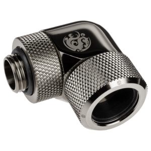 BitsPower Advanced multi-link adapter connection 90 degrees G1/4 inch AG to 16mm OD hard tube - rotatable,