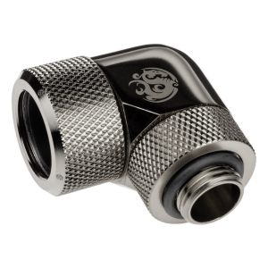 BitsPower Advanced multi-link adapter connection 90 degrees G1/4 inch AG to 16mm OD hard tube - rotatable,
