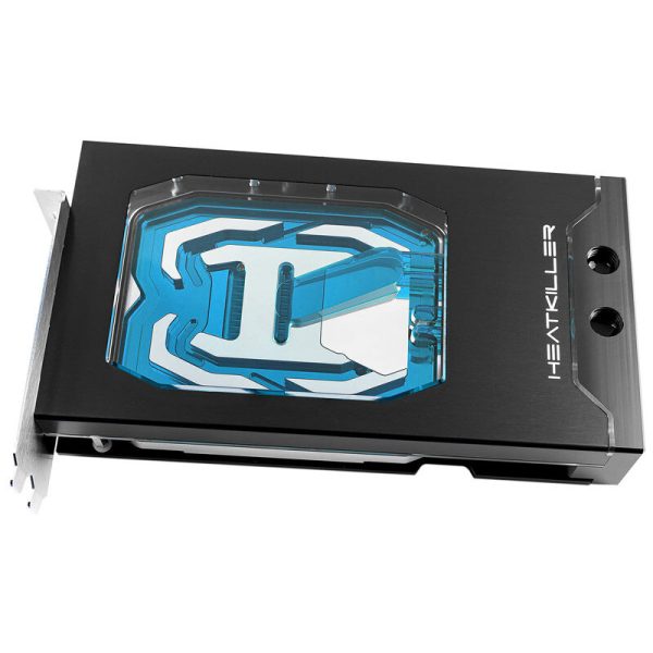 water cool Heatkiller V Pro RTX 4090 FE, ARGB – acrylic + nickel, black