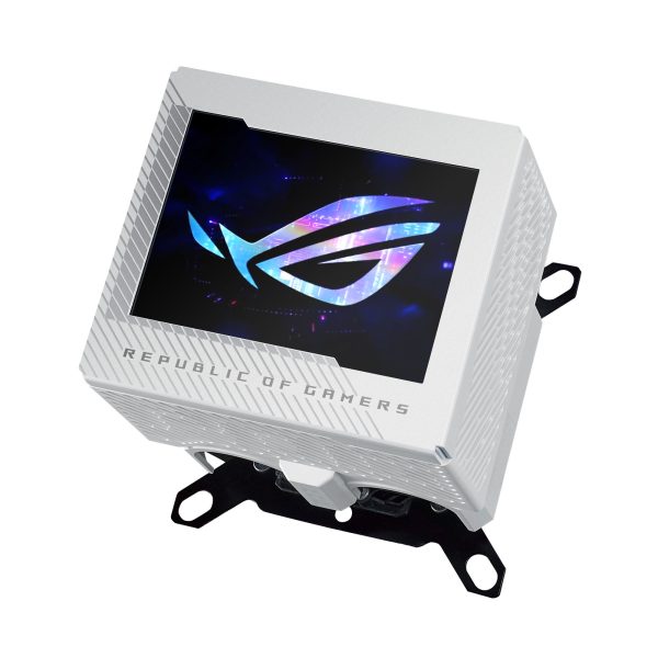 ASUS ROG Ryujin III CPU water block – for Intel and AMD, white