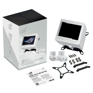 ASUS ROG Ryujin III CPU water block - for Intel and AMD, white