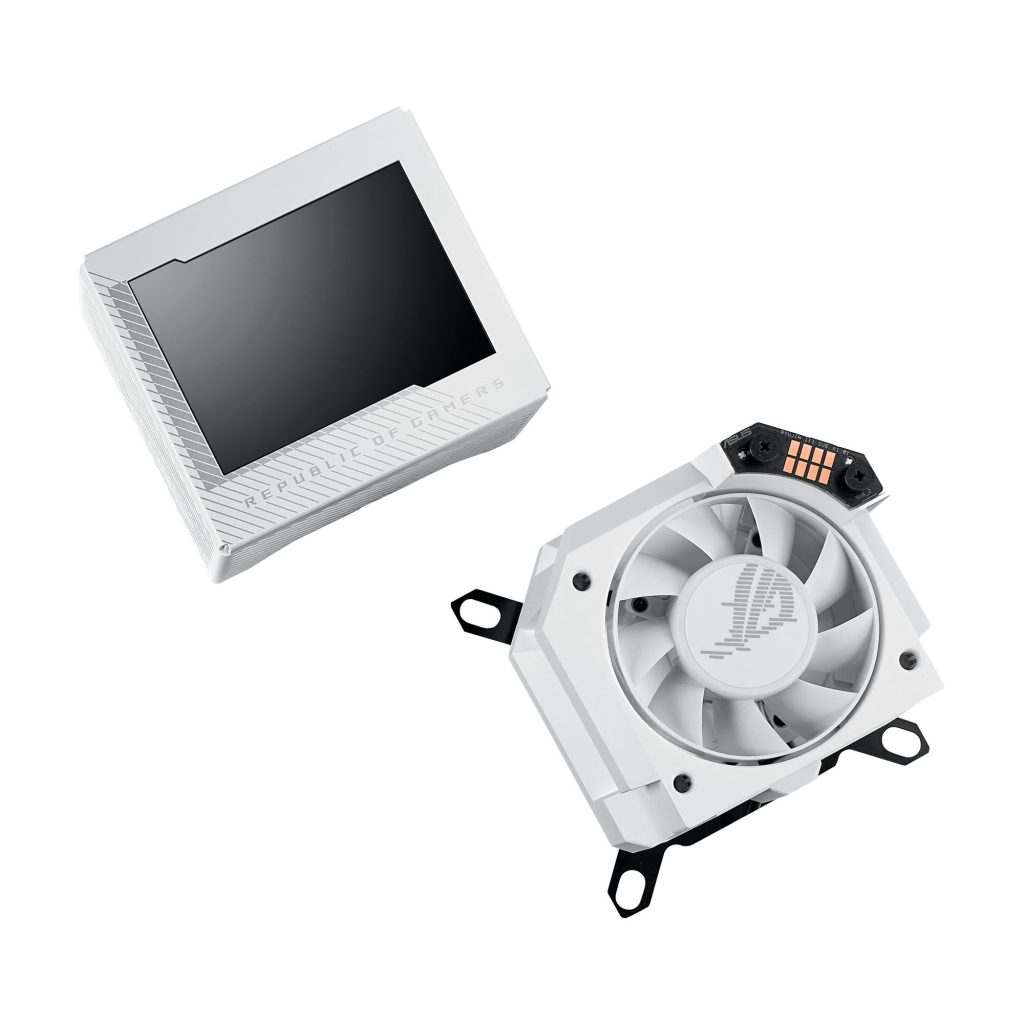 ASUS ROG Ryujin III CPU water block - for Intel and AMD, white