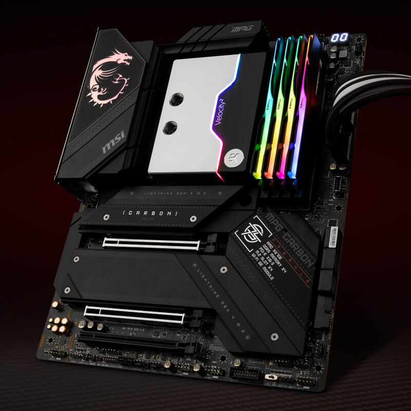 EK Waterblocks EK-Quantum Velocity2 D-RGB - AM5, Nickel + Satin Titanium : image 3