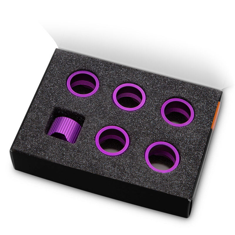 EK-Quantum Torque Compression Ring 6-Pack STC 16 - Purple - Watercooling UK