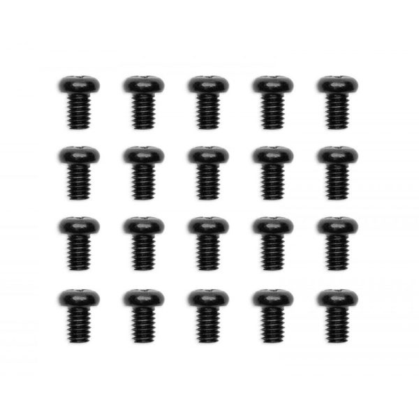 EK-Loop Phillips Head Screw Set M4x5mm – Black (20pcs)