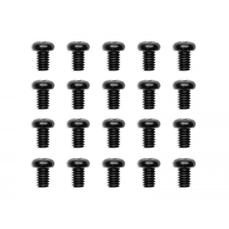 EK-Loop Phillips Head Screw Set M4x5mm - Black (20pcs)