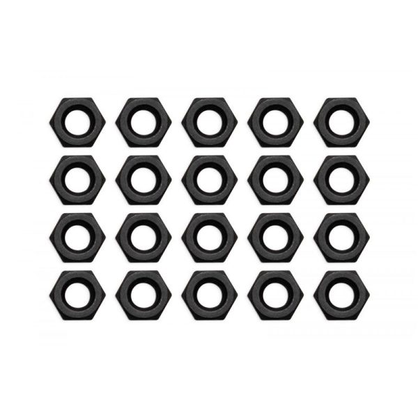 EK-Loop Nut Set M4 – Black (20pcs)