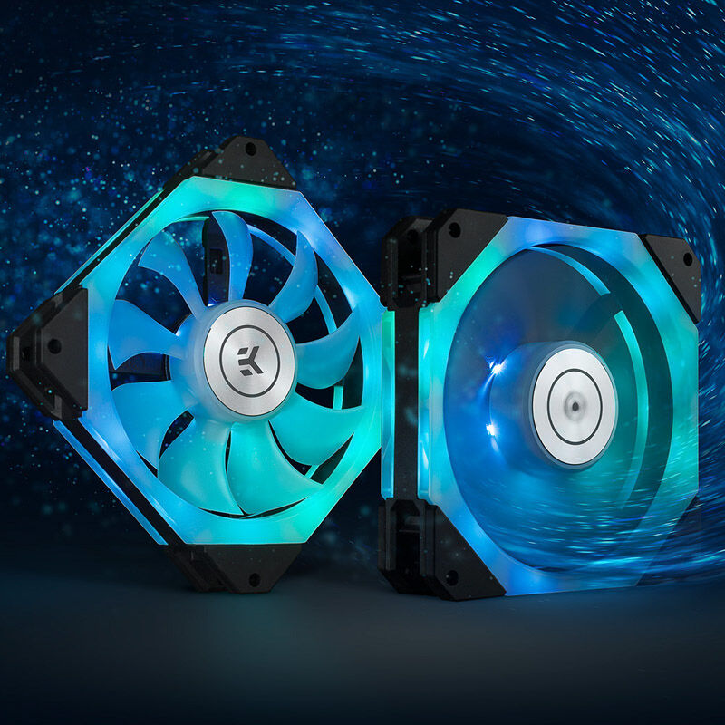 EK-Quantum Impulse 120 D-RGB - Black (400-1800 rpm)