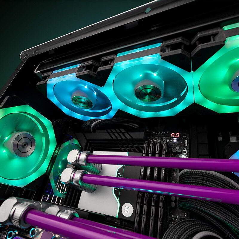 EK-Quantum Impulse 120 D-RGB - Black (400-1800 rpm)