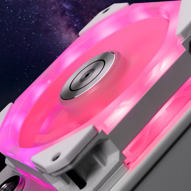 EK-Quantum Impulse 120 D-RGB - White (400-1800 rpm)