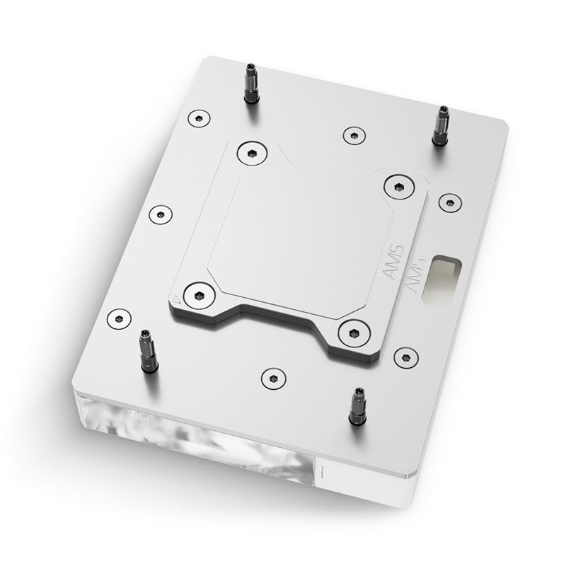EK Water Blocks EK-Quantum Velocity2 D-RGB - AM5 White Edition : image 2