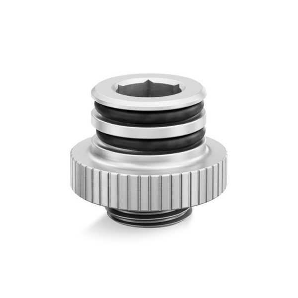 EK-Quantum Torque Push-In Adapter M 7 – Satin Titanium