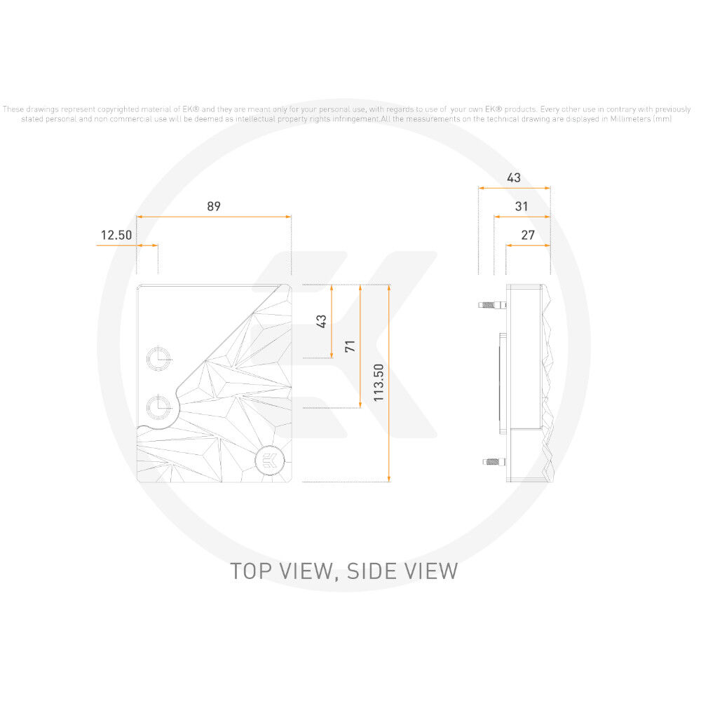 EK Water Blocks EK-Quantum Velocity2 Edge D-RGB - AM5 Black Special Edition : image 4