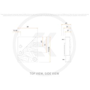 EK Water Blocks EK-Quantum Velocity2 Edge D-RGB - AM5 Silver Special Edition