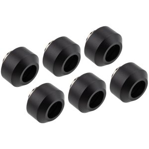 Optimus Hardtube Fitting, 12mm (6 Pack with tool) - Black : image 1