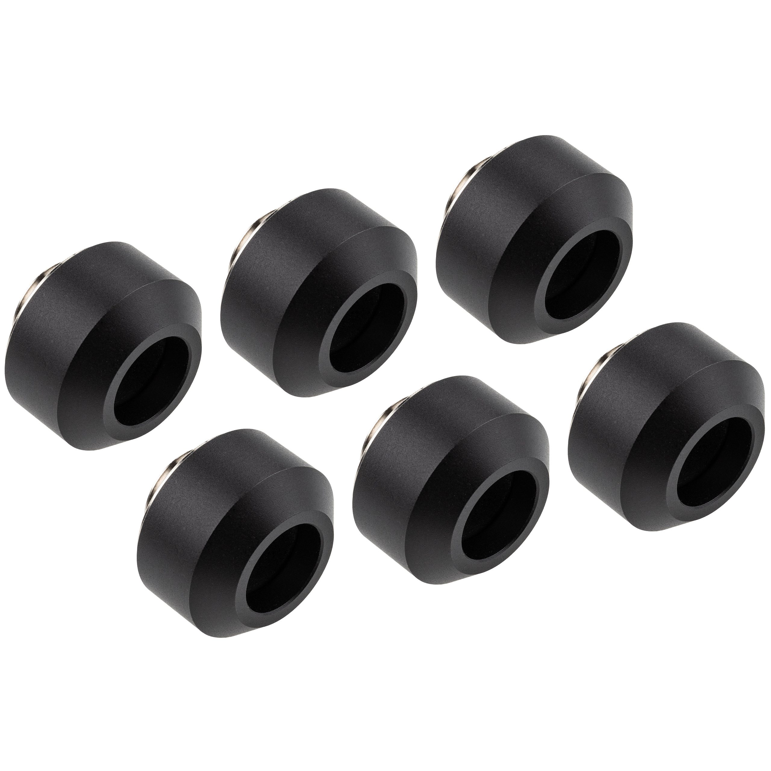 Optimus Hardtube Fitting, 12mm (6 Pack with tool) - Black : image 1