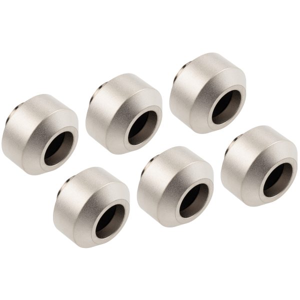 Optimus Hardtube Fitting, 12mm (6 Pack with Tool) – Satin Nickel