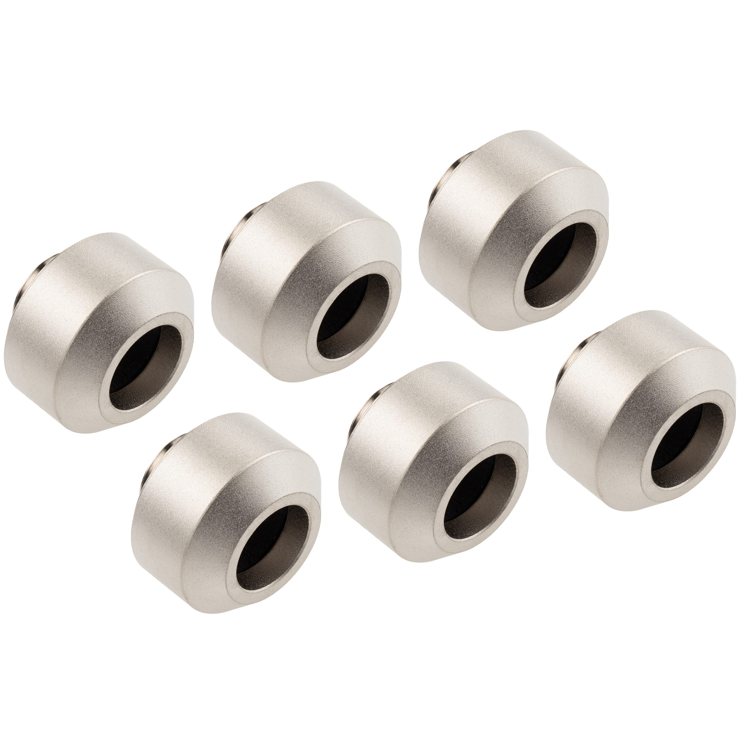 Optimus Hardtube Fitting, 12mm (6 Pack with Tool) - Satin Nickel : image 1