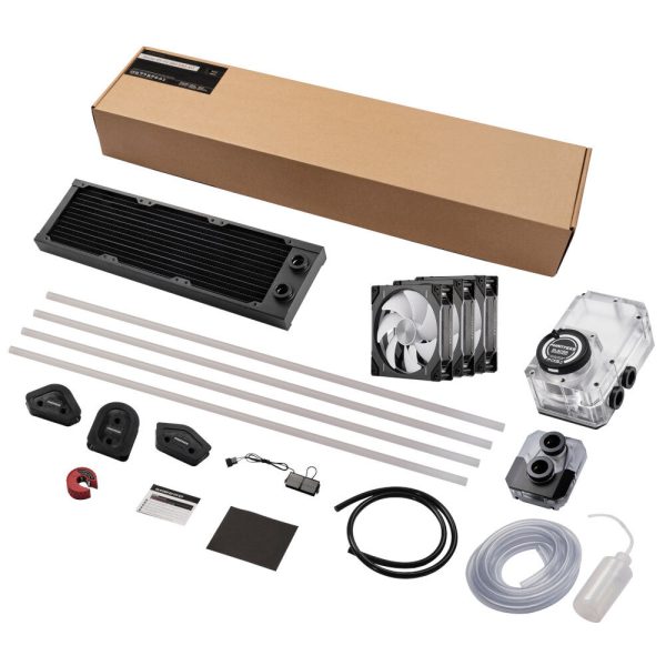 PHANTEKS Glacier EZ-Fit 360 D30-KIT, Water Cooling Kit Black