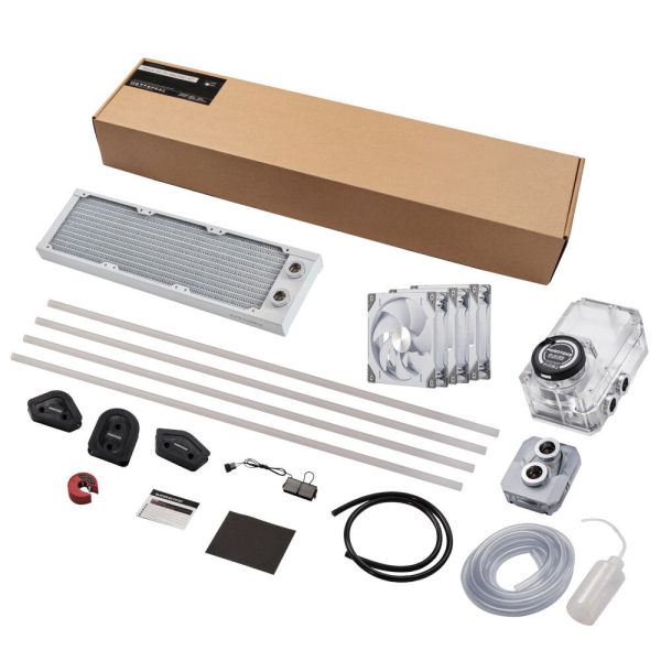 PHANTEKS Glacier EZ-Fit 360 D30-KIT, Water Cooling Kit  White