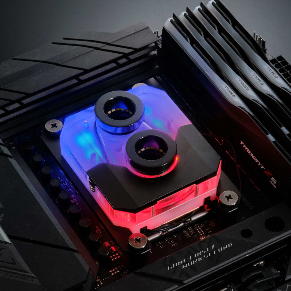 PHANTEKS Glacier EZ-Fit 450CPU CPU Water Cooler, RGB Black
