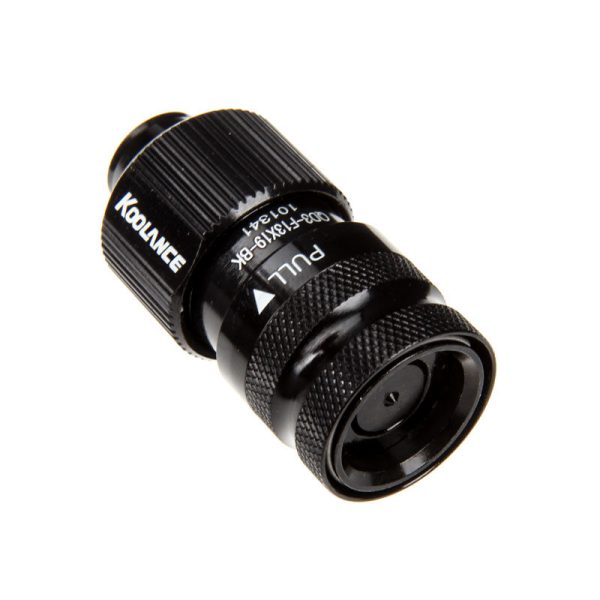 Koolance QD3 No-Spill Quick Connect Female straight on 19/13mm – Black