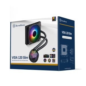 Silverstone VIDA 120 SLIM, complete water cooling, black - 120mm