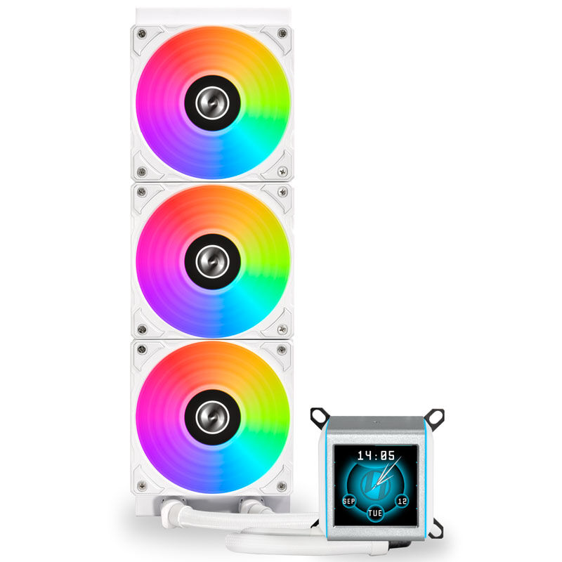Lian Li GALAHAD II LCD 360 complete water cooling, ARGB - white