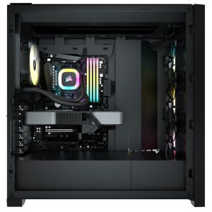 Corsair H55 RGB complete water cooling - 120 mm, black