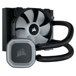 Corsair H55 RGB complete water cooling - 120 mm, black