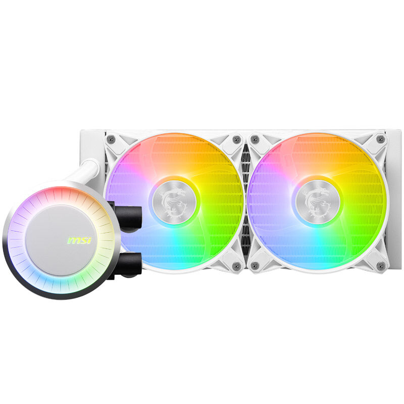 MSI MAG Coreliquid E240 White complete water cooling - 240 mm