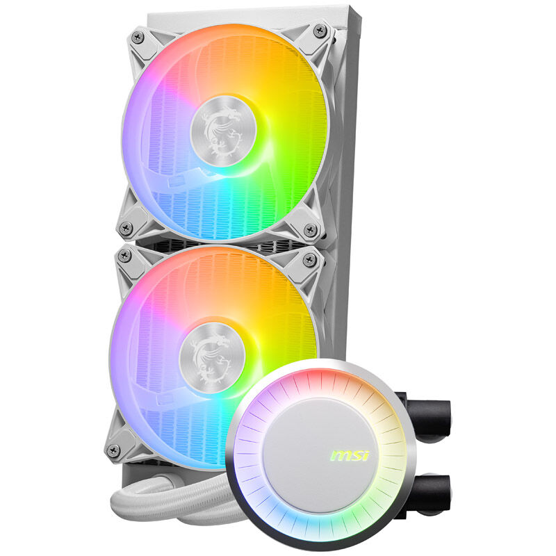 MSI MAG Coreliquid E240 White complete water cooling - 240 mm