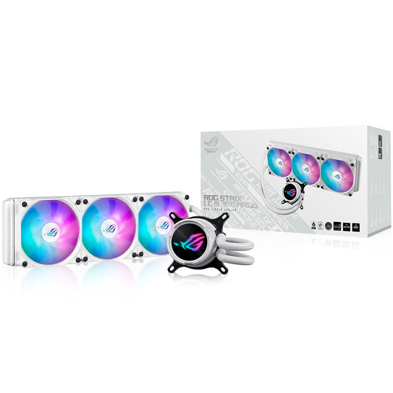 ASUS ROG STRIX LC III 360 ARGB complete water cooling - white