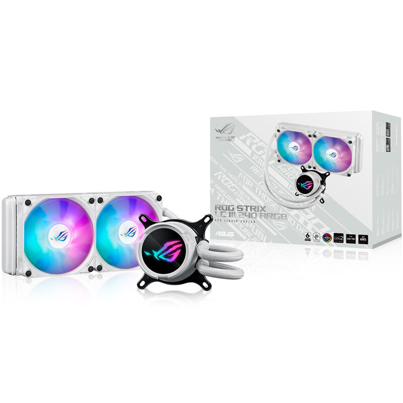 ASUS ROG STRIX LC III 240 ARGB complete water cooling system - white : image 10