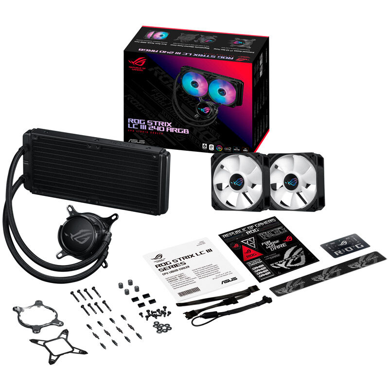 ASUS ROG STRIX LC III 240 ARGB complete water cooling system - black