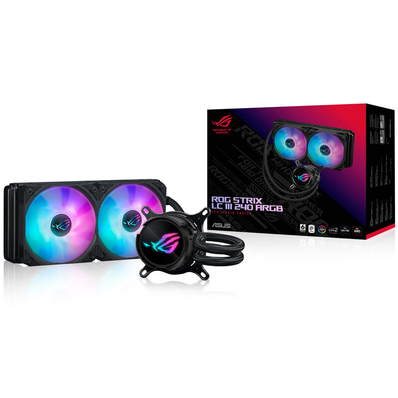 ASUS ROG STRIX LC III 240 ARGB complete water cooling system - black