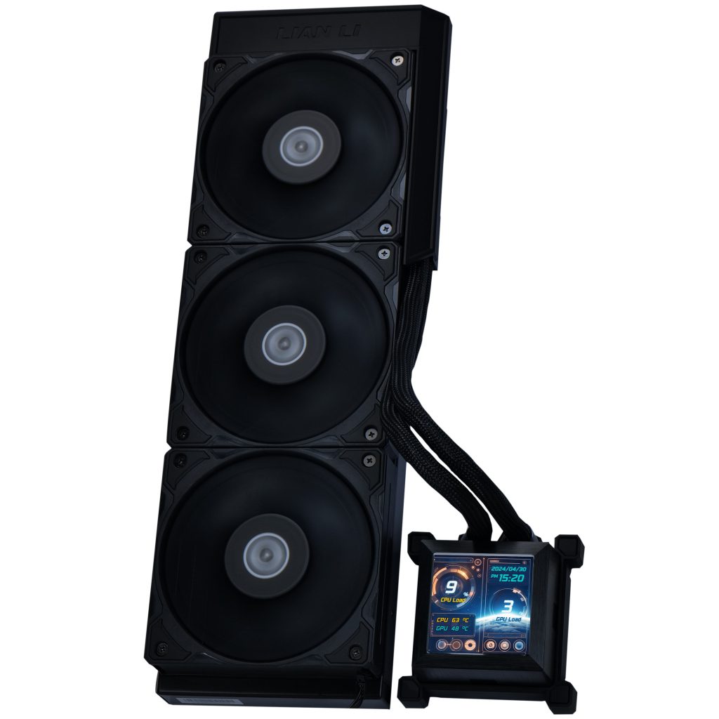 Lian Li HydroShift LCD 360 Silent AIO Water Cooler - Black
