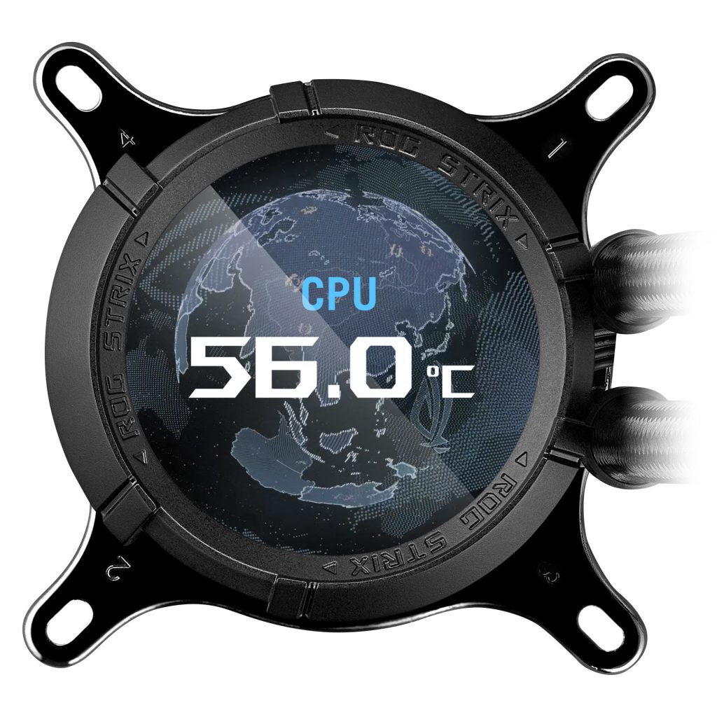 ASUS ROG Strix LC III 360 ARGB LCD All-in-One Water Cooling System - 360mm, Black
