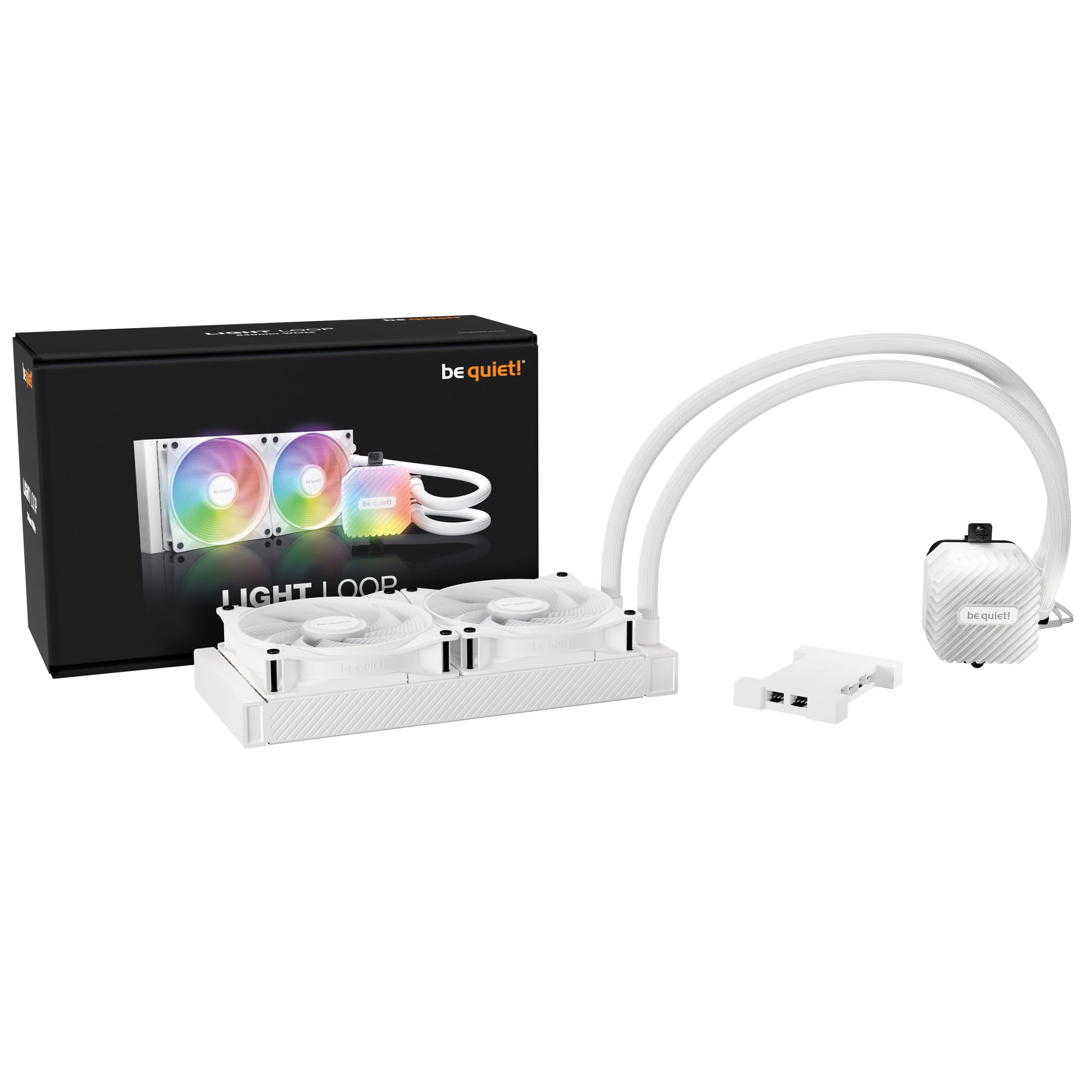 be quiet! Light Loop All-in-One water cooling, ARGB - 240mm, white