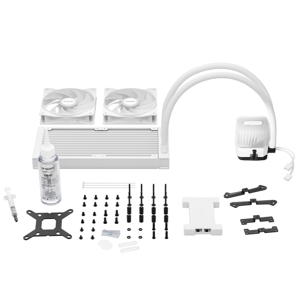 be quiet! Light Loop All-in-One water cooling, ARGB - 240mm, white