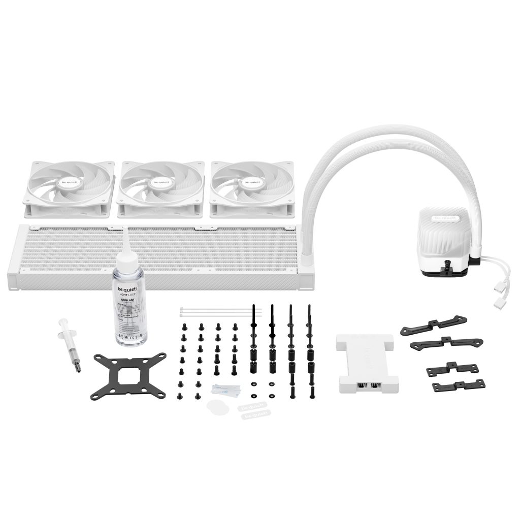 be quiet! Light Loop All-in-One water cooling, ARGB - 360 mm, white
