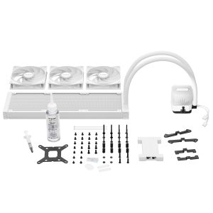 be quiet! Light Loop All-in-One water cooling, ARGB - 360 mm, white